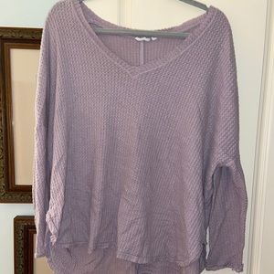 Urban outfitters purple long sleeve top